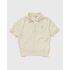 Sporty & Rich Terry Cloth Monogram Polo Shirt XS